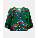 Metz Top by Elk in Facet Print - view 1