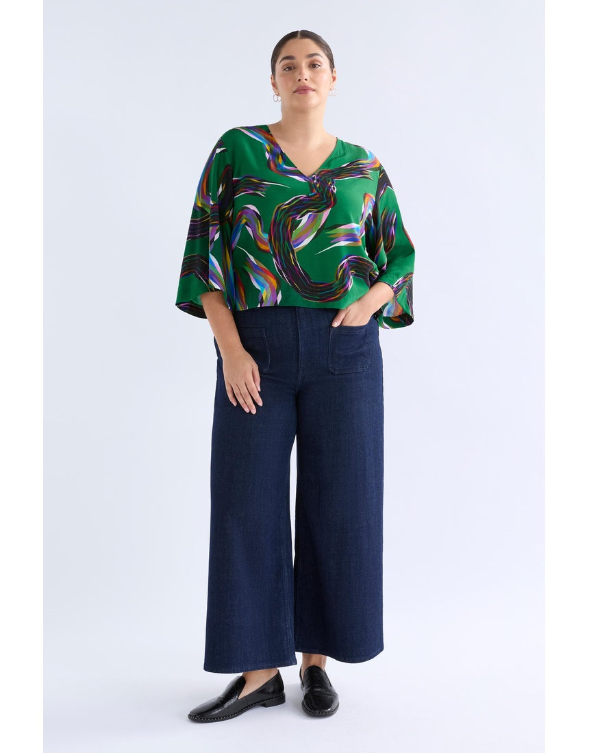 Metz Top by Elk in Facet Print - view 5