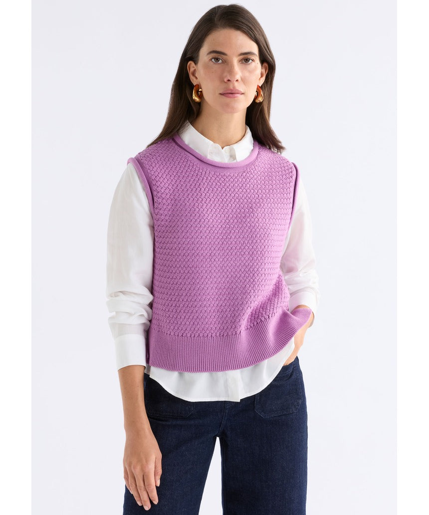 ELK Naya Knit Vest - Violet product image 2