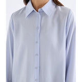 ELK The Label Tettu Shirt in pale blue, featuring a casual tops design with a relaxed fit and soft fabric.