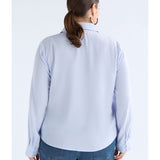 ELK The Label Tettu Shirt in pale blue, a stylish women's top with a relaxed fit and soft fabric, perfect for casual wear.