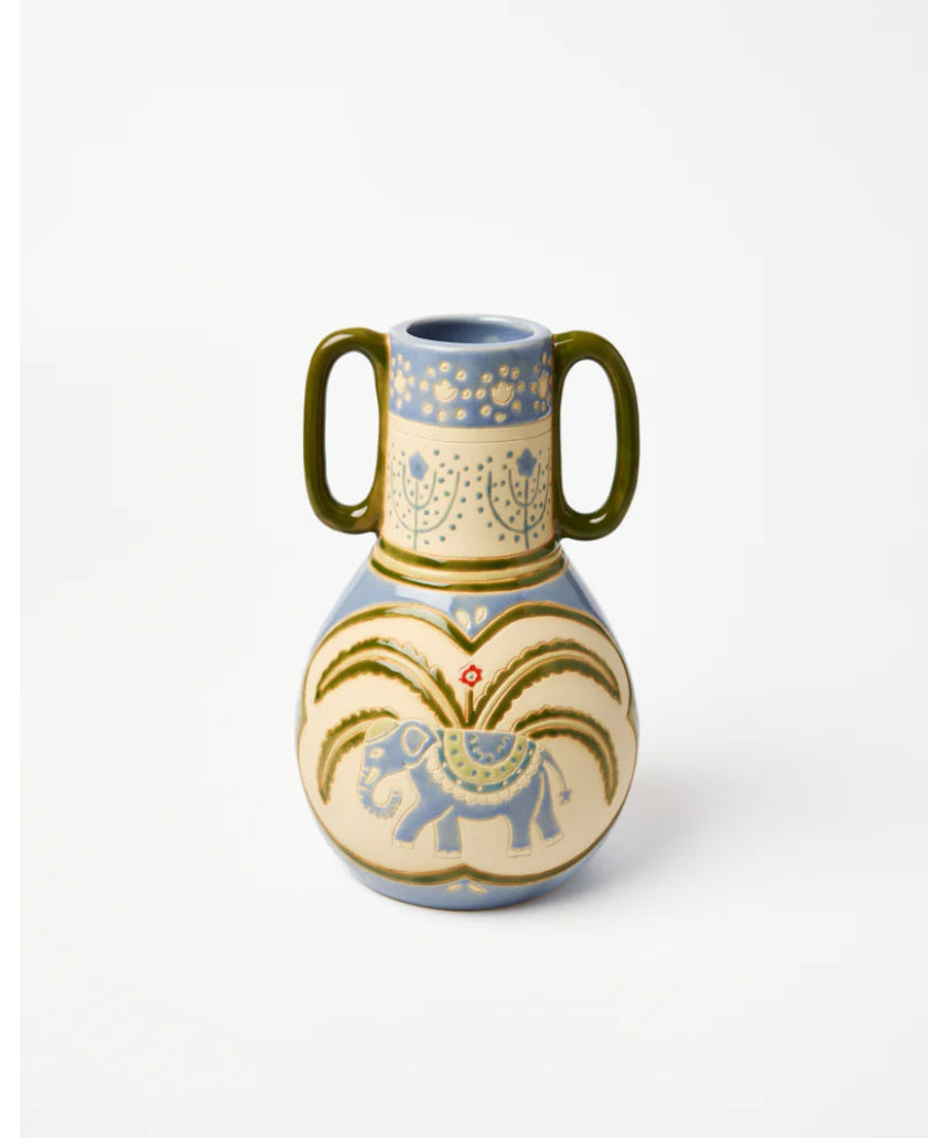 Samira Vase Elephant by Jones & Co