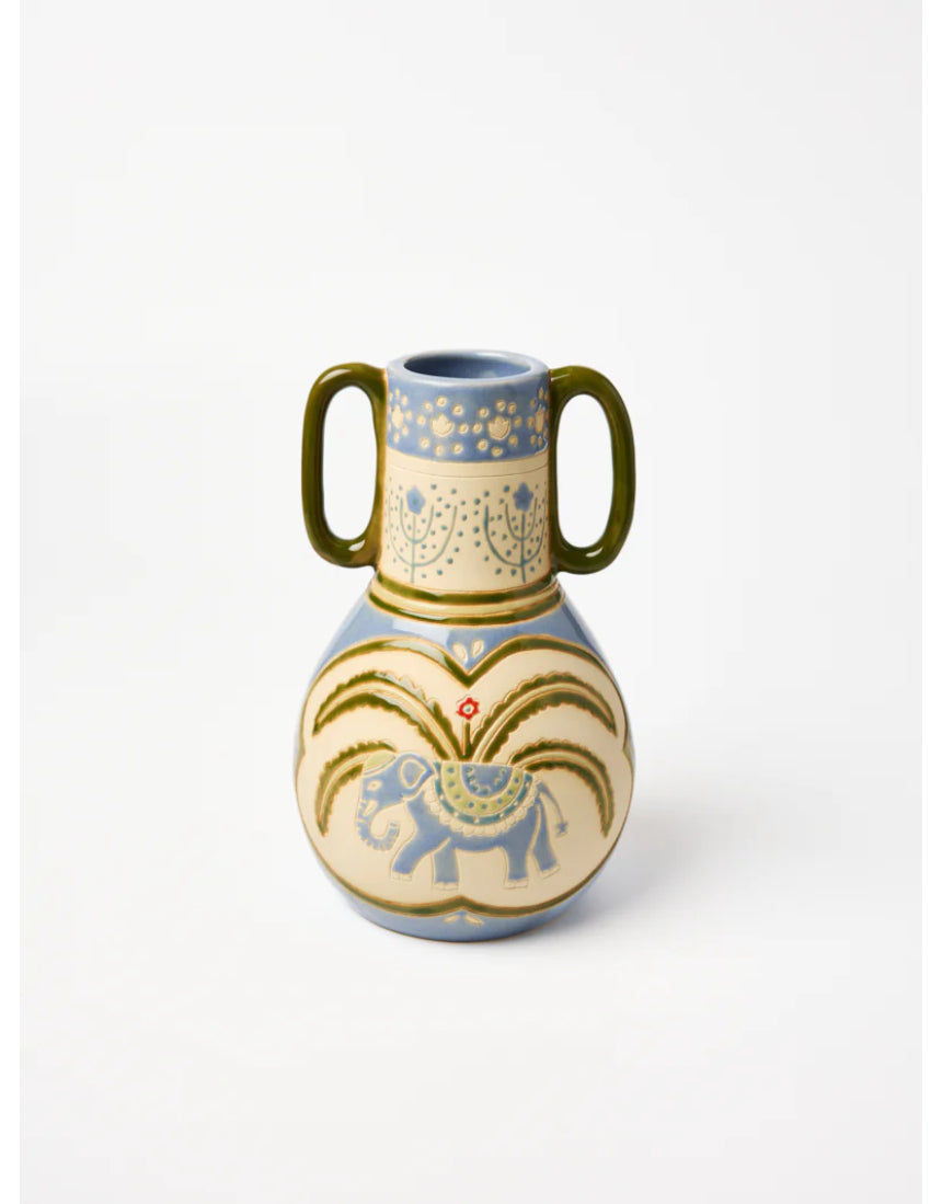 Samira Vase Elephant by Jones & Co