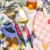 Kip & Co Wander rectangular tablecloth with colorful, vibrant pattern, made of durable fabric for everyday dining and gatherings.
