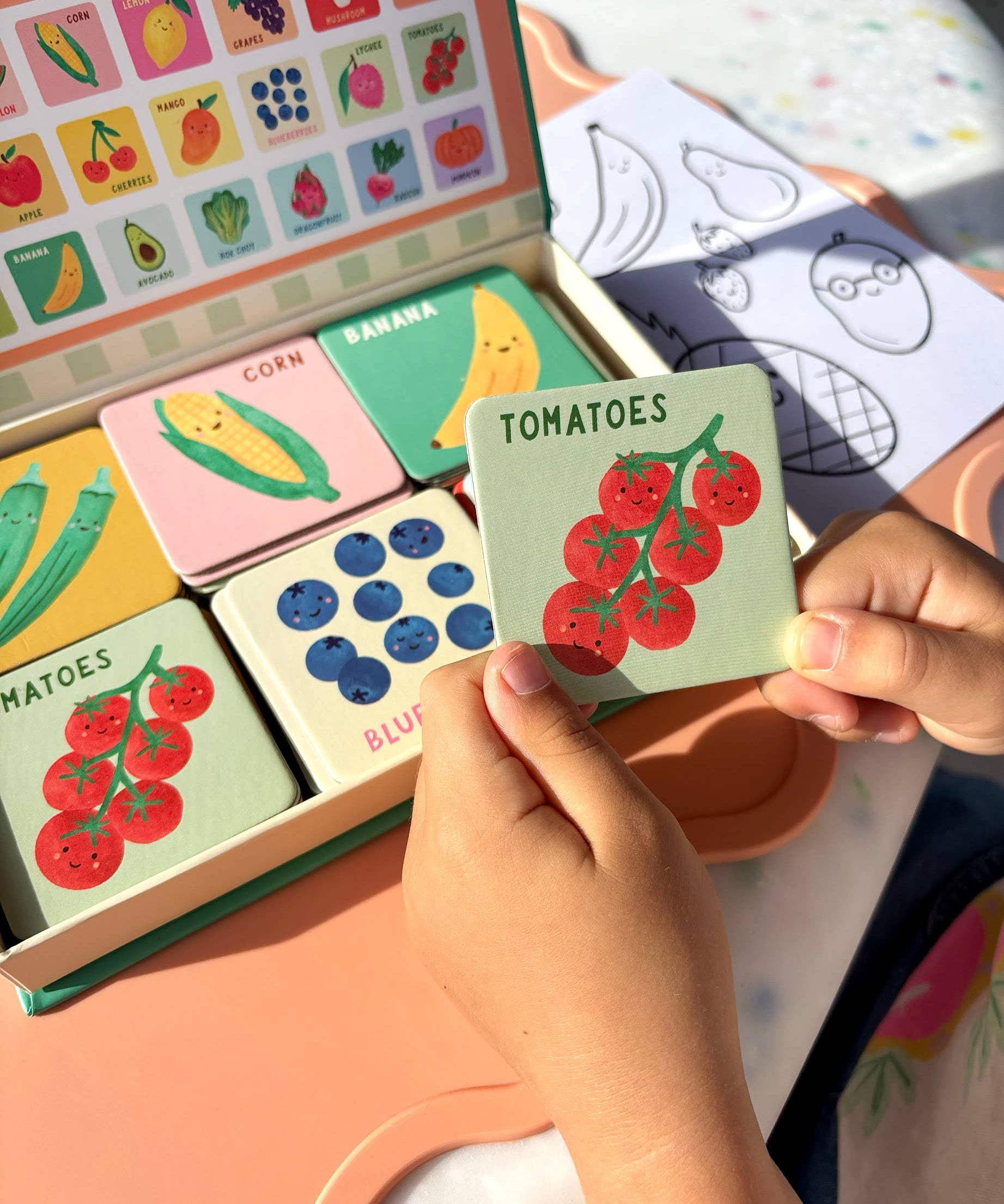 Fruit and Veg Memory & Matching Game, , Lauren Sissons Studio - Say It Sister
