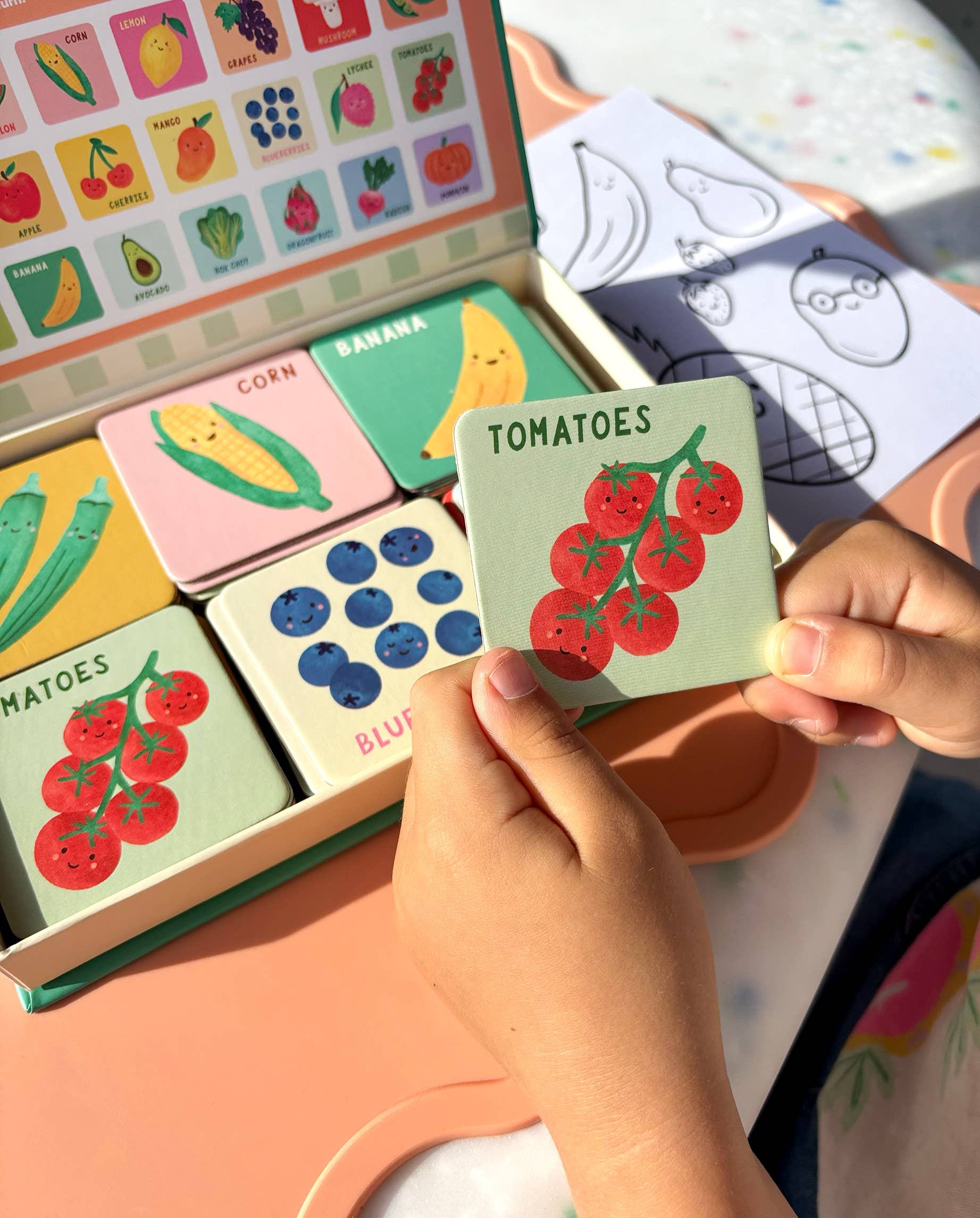 Fruit and Veg Memory & Matching Game, , Lauren Sissons Studio - Say It Sister