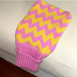 Casa Rolio hot water bottle with candy-colored cover, soft fabric exterior, and a cozy, functional design for warmth and comfort.