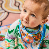 Kip & Co - Happy Stars Dribble Bib Set, , Kip & Co - Say It Sister