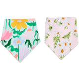 Kip & Co - Sweet Flowers Dribble Bib Set, , Kip & Co - Say It Sister