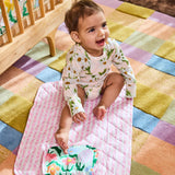 Kip & Co - Popping Flowers Green Baby Change Mat, Change Mat, KIP & CO AUSTRALIA PTY LTD - Say It Sister