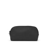 Small black cosmetic case by Base, compact makeup storage with sleek design and zip closure, ideal for travel and everyday use.