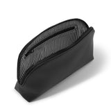 Small black Base cosmetic case with compact design, ideal for storing makeup and beauty essentials.