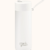 Frank Green Cloud 595ml bottle, sleek drinkwear with a modern design, featuring a secure lid and durable construction.