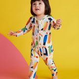 Halcyon Nights - Flamin' Galahs Long Sleeve Zip Suit, baby, Halcyon Nights - Say It Sister