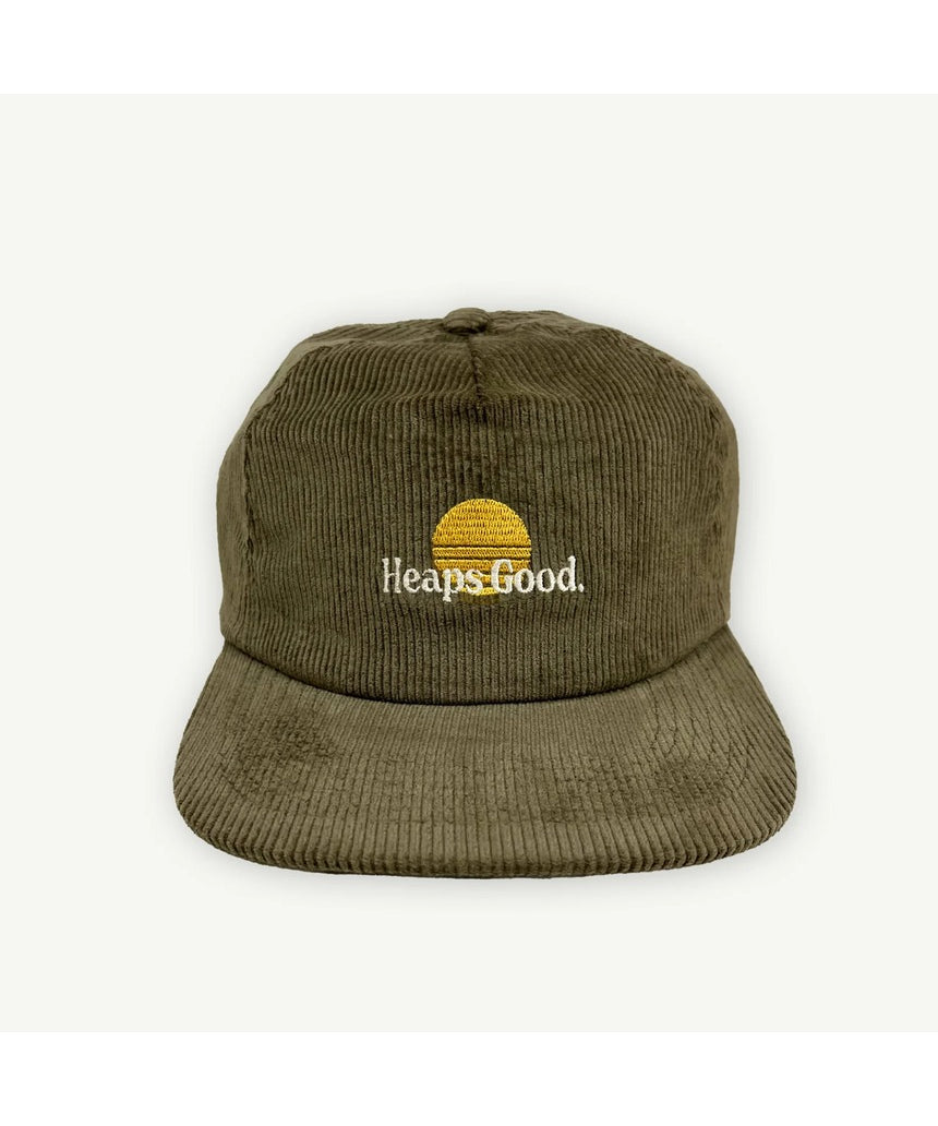 Heaps Good Cord Adult Cap - Khaki, Caps, Banabae - Say It Sister