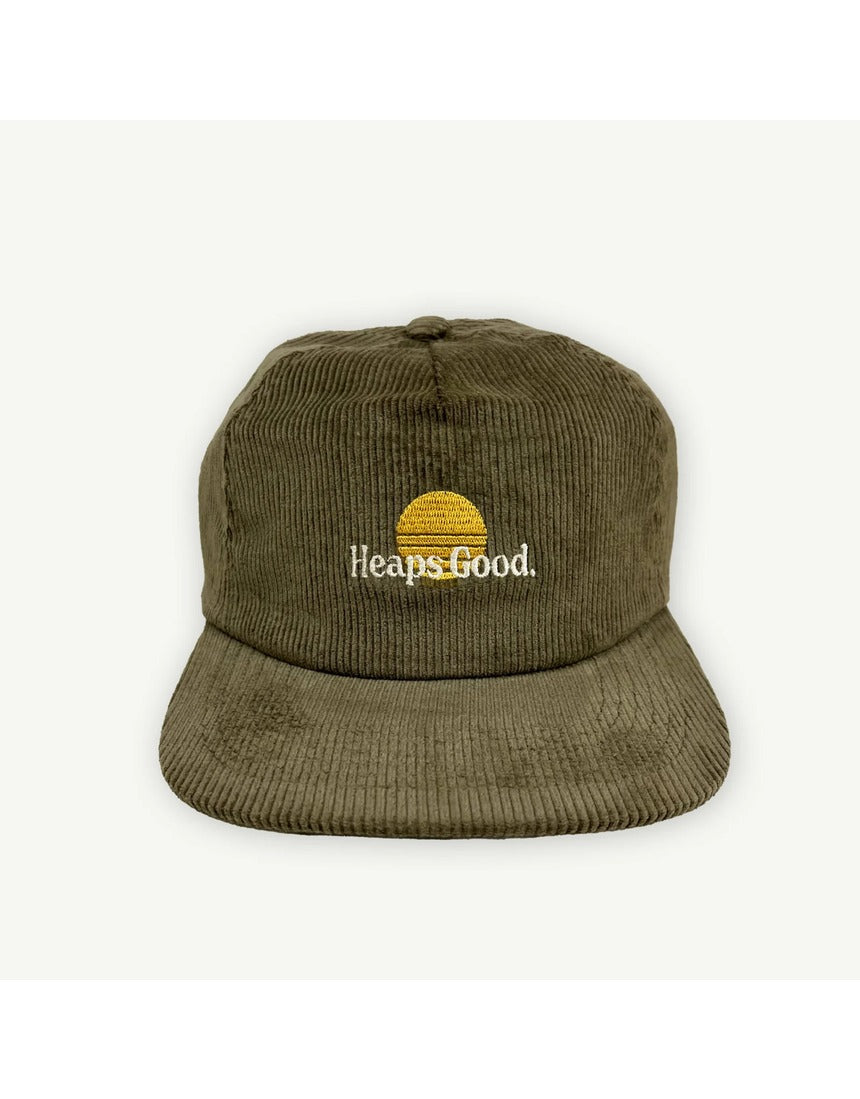 Heaps Good Cord Adult Cap - Khaki, Caps, Banabae - Say It Sister