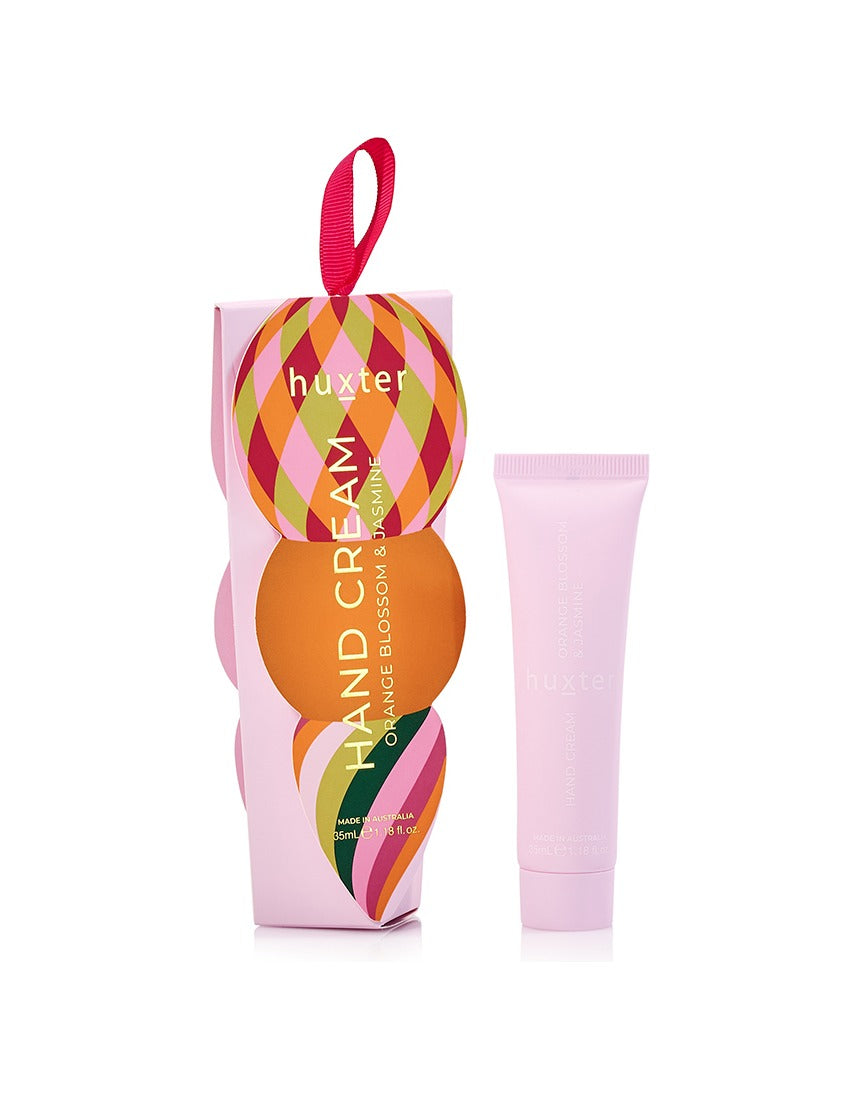 Huxter Soft Pink Hanging Hand Cream gift box with 35ml tube