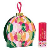 Huxter Green Hanging Lip Balm Christmas bauble with Vanilla Bean lip balm