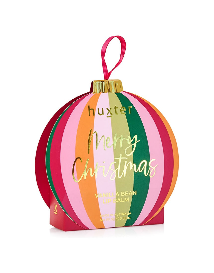 Huxter Mulberry striped hanging lip balm bauble