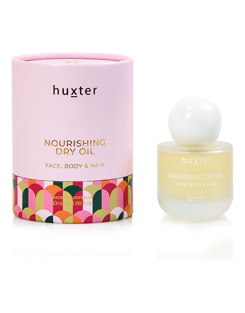 Huxter Adorned Christmas Nourishing Dry Oil 50ml with gift box
