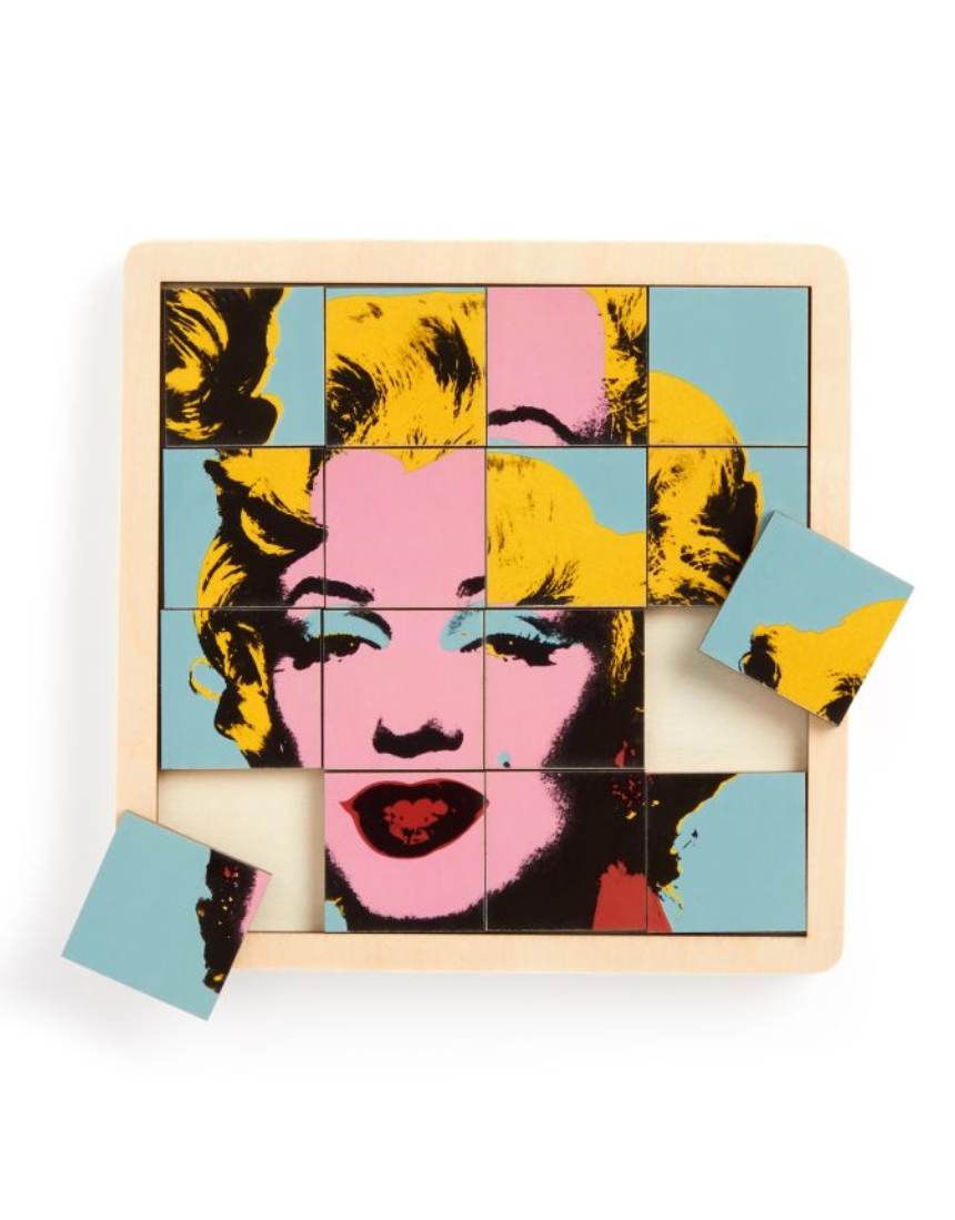 Andy Warhol Marilyn 2 in 1 Wooden Puzzle, , Isgift - Say It Sister