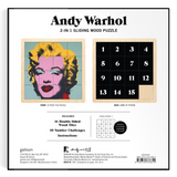 Andy Warhol Marilyn 2 in 1 Wooden Puzzle, , Isgift - Say It Sister