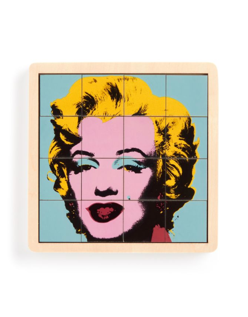 Andy Warhol Marilyn 2 in 1 Wooden Puzzle, , Isgift - Say It Sister
