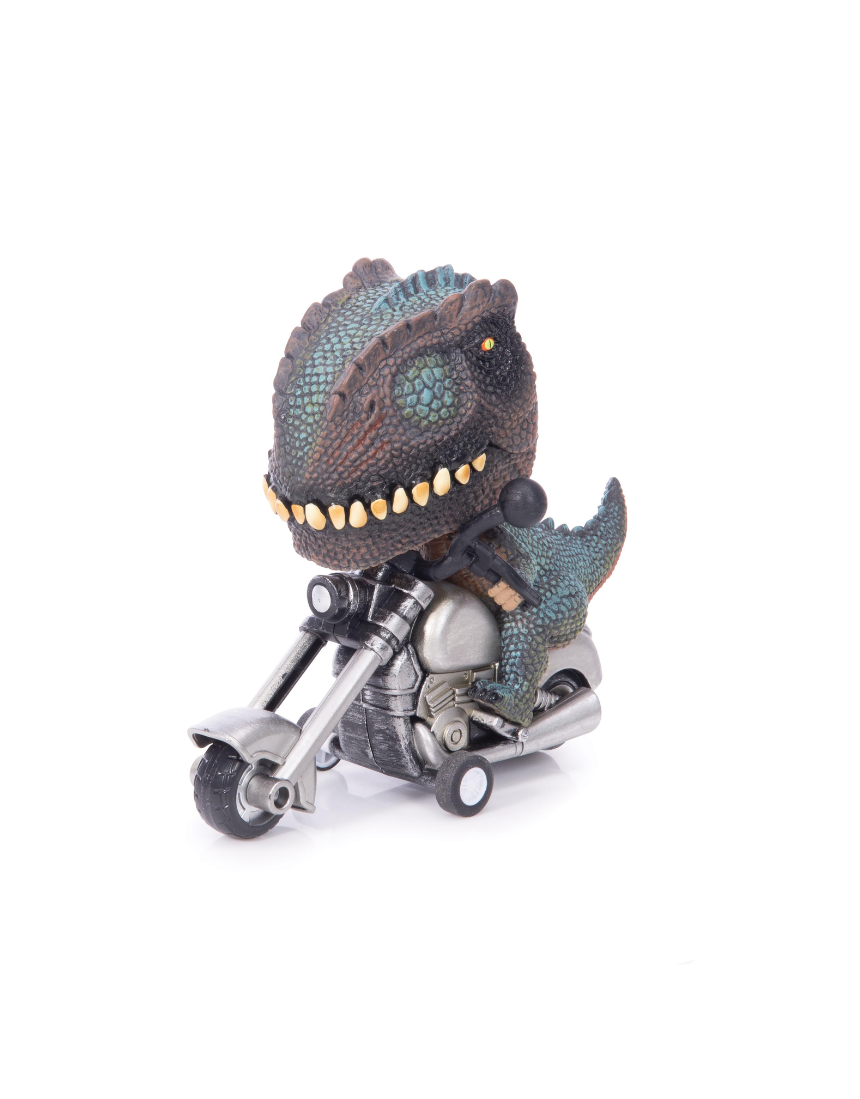 Colorful IS Gift Dino Bike for kids with a sturdy frame and playful dinosaur design, perfect for outdoor play and fun rides.