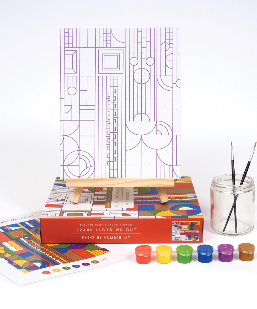 Frank Lloyd Wright Cactus & Form Paint By Number Kit, , Isgift - Say It Sister