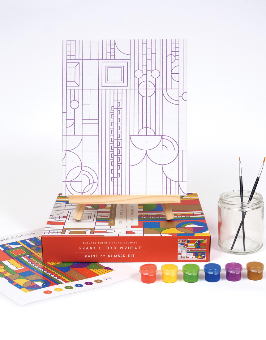Frank Lloyd Wright Cactus & Form Paint By Number Kit, , Isgift - Say It Sister