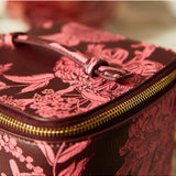 Sage X Clare - Delphine Small Vanity Case - Garnet, Cosmetic & Toiletry Bags, Sage x Clare - Say It Sister