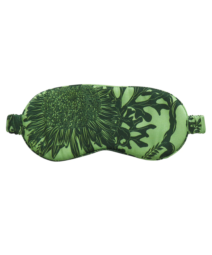 Sage x Clare - Delphine Silk Eye Mask - Key Lime, eye mask, Sage x Clare - Say It Sister