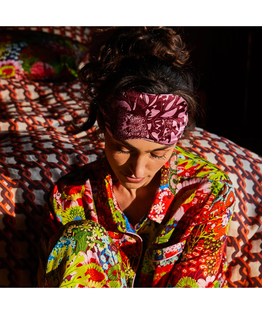 Sage x Clare - Delphine Silk Eye Mask - Orchid, eye mask, Sage x Clare - Say It Sister