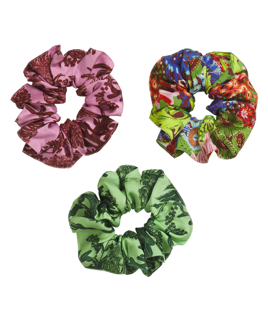 Sage x Clare - Delphine Silk Scrunchie Set, scrunchies, Sage x Clare - Say It Sister