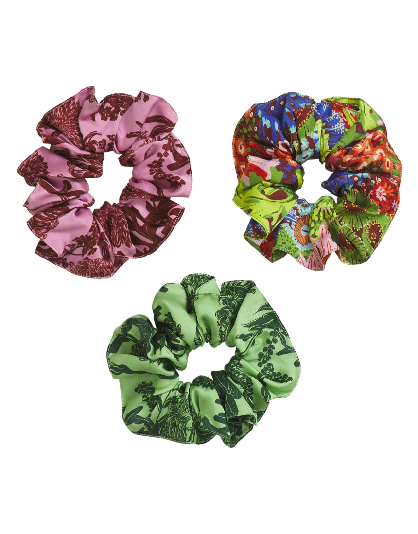 Sage x Clare - Delphine Silk Scrunchie Set, scrunchies, Sage x Clare - Say It Sister
