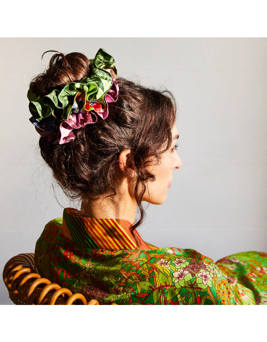 Sage x Clare - Delphine Silk Scrunchie Set, scrunchies, Sage x Clare - Say It Sister