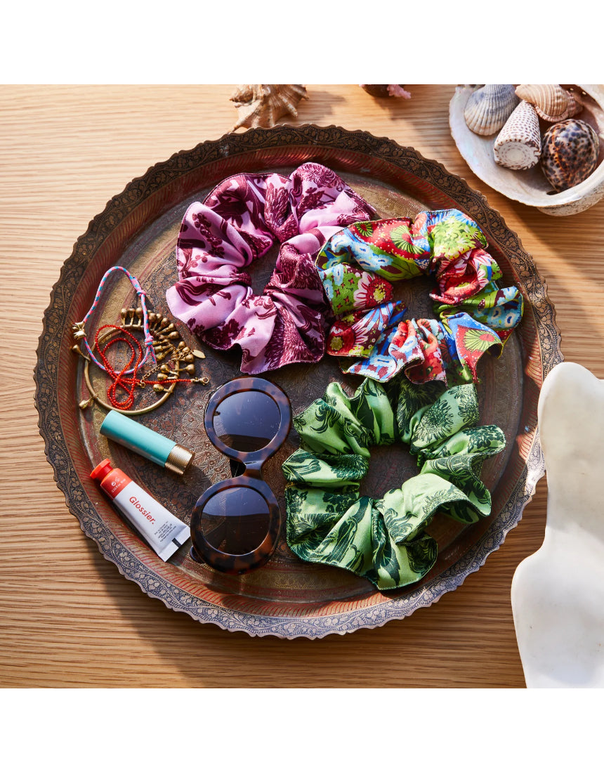 Sage x Clare - Delphine Silk Scrunchie Set, scrunchies, Sage x Clare - Say It Sister