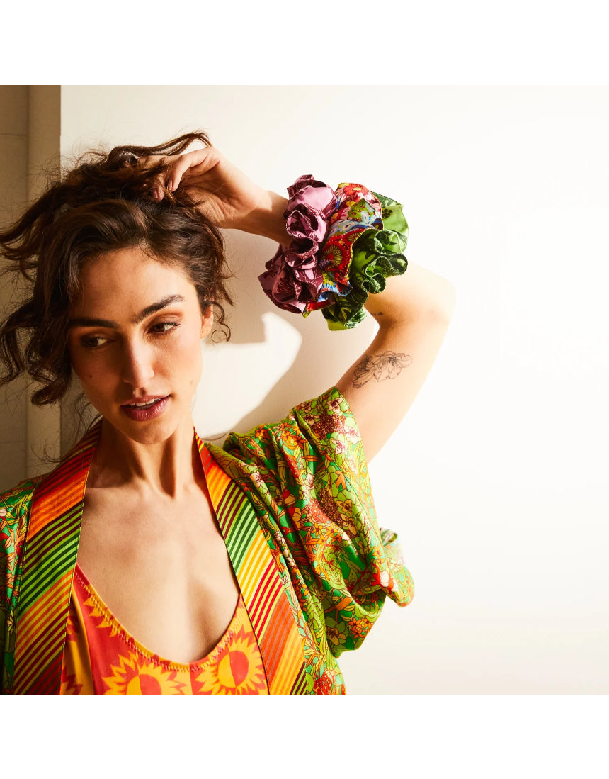 Sage x Clare - Delphine Silk Scrunchie Set, scrunchies, Sage x Clare - Say It Sister