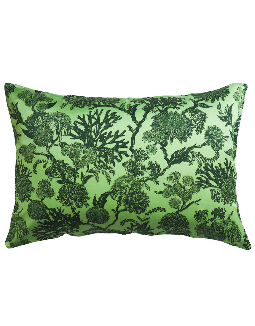 Sage x Clare - Delphine Silk Pillowcase - Key Lime Standard, pillowcase, Sage x Clare - Say It Sister