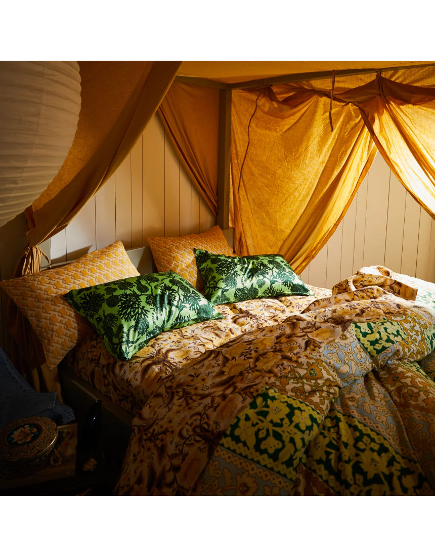 Sage x Clare - Delphine Silk Pillowcase - Key Lime Standard, pillowcase, Sage x Clare - Say It Sister