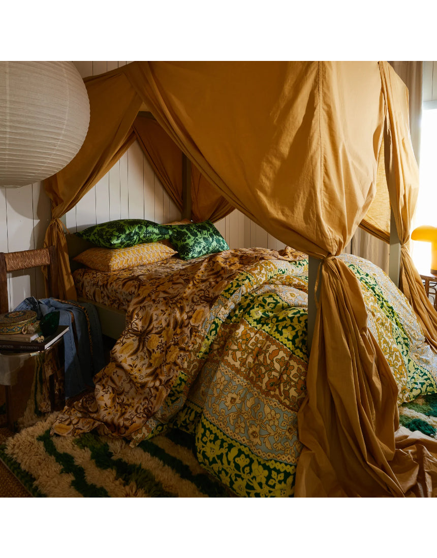 Sage x Clare - Delphine Silk Pillowcase - Key Lime Standard, pillowcase, Sage x Clare - Say It Sister