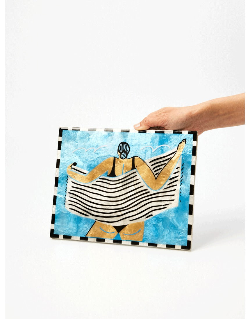 Jones & Co - Beach Day Wall Art Towel Off - image 1