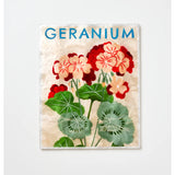 Jones & Co Market Wall Art featuring vibrant geranium flowers in a decorative wall display.