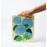Jones & Co Market Wall Art featuring vibrant hydrangea flowers in a decorative floral print.