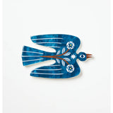 Jones & Co Paloma Wall Art featuring a blue bird design, showcasing vibrant colors and detailed bird illustration.