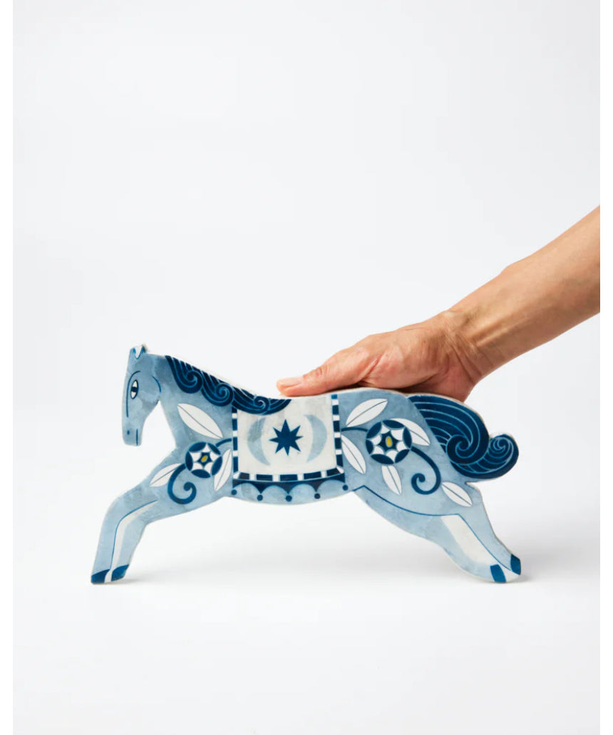 Jones & Co Paloma Wall Art - Blue Horse
