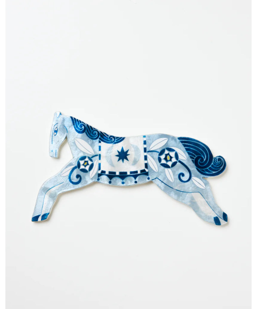 Jones & Co Paloma Wall Art - Blue Horse