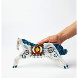 Jones & Co Paloma Wall Art featuring a white horse illustration, ideal for modern home decor.