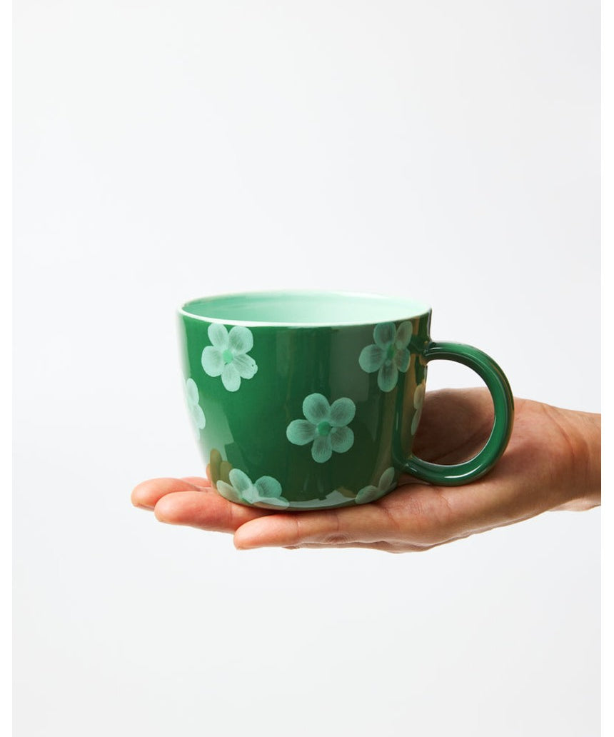 Chino Mug Daisy Green by Jones & Co
