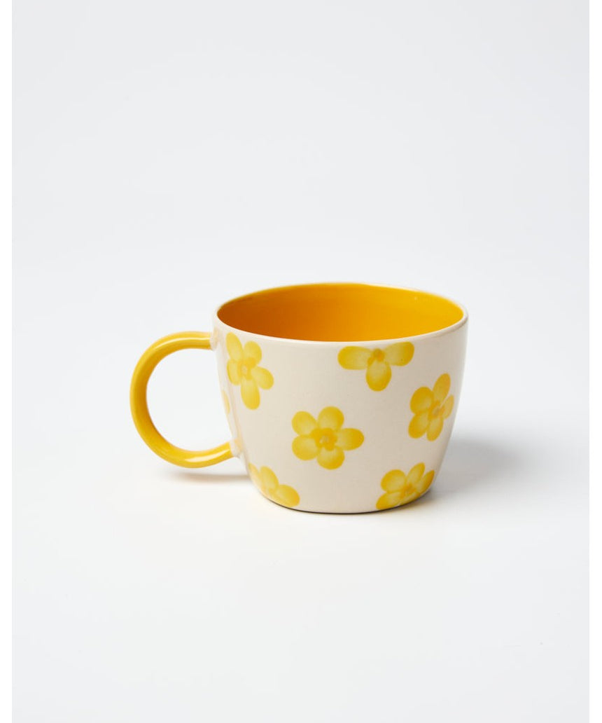 Chino Mug Daisy Mustard by Jones & Co